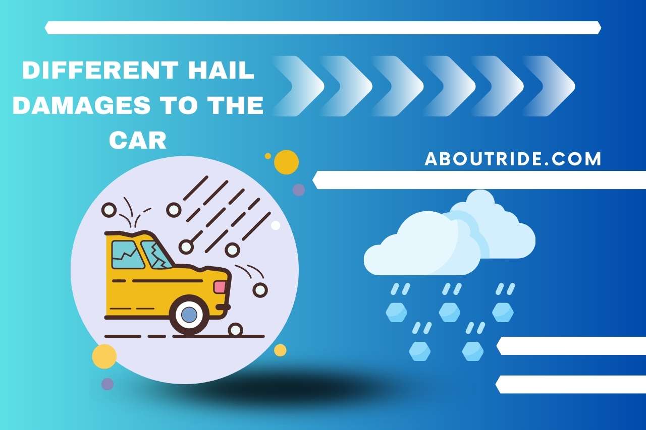 Different Hail Damages To The Car