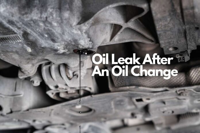 Oil Leak After An Oil Change